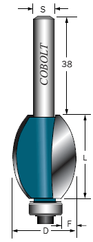 SEGMENTFRÄS COBOLT L:38