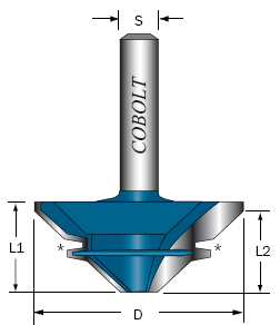 HÖRNFÖRBINDNINGSFRÄS D:38, L: 13MM