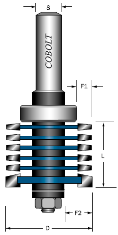 Fingerskarvfräs D:40, L:32