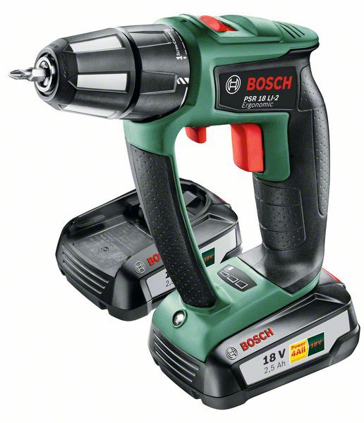 Borrskruvdragare med litiumjonbatteri PSR 18 LI-2 Ergonomic