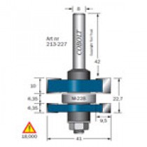 SPONTFRÄS MED STYRLAGER COBOLT L=22,7, F=9,5