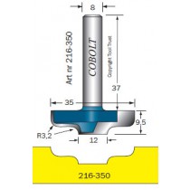 DEKORFRÄS COBOLT D1=35, R=3,2, D2=12