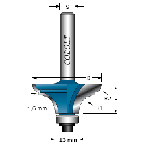 KANTPROFILFRÄS COBOLT  D: 38