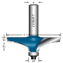 ELLIPSPROFILFRÄS D: 53MM