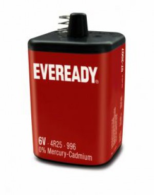 BATTERI EVEREADY 4R25 6VOLT