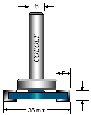 SKIVNOTFRÄS 7,0 / 4MM