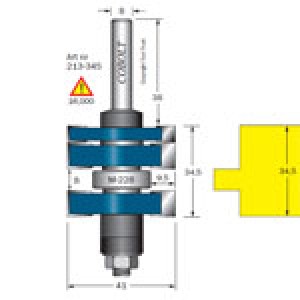 SPONTFRÄS COBOLT S=8 L=34,5 F=9,5