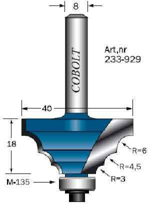 FLERRADIEFRÄS HM 40