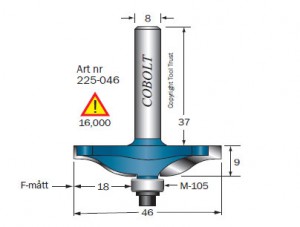 FRISFRÄS COBOLT D=46