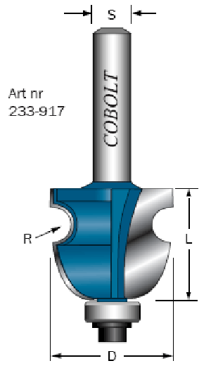 PROFILFRÄS D: 25, L: 22