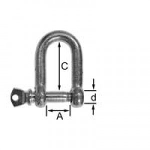 SCHACKEL FÖRZ 1/4"