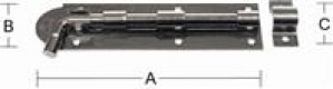 SKJUTREGEL 777 200MM GALV SB